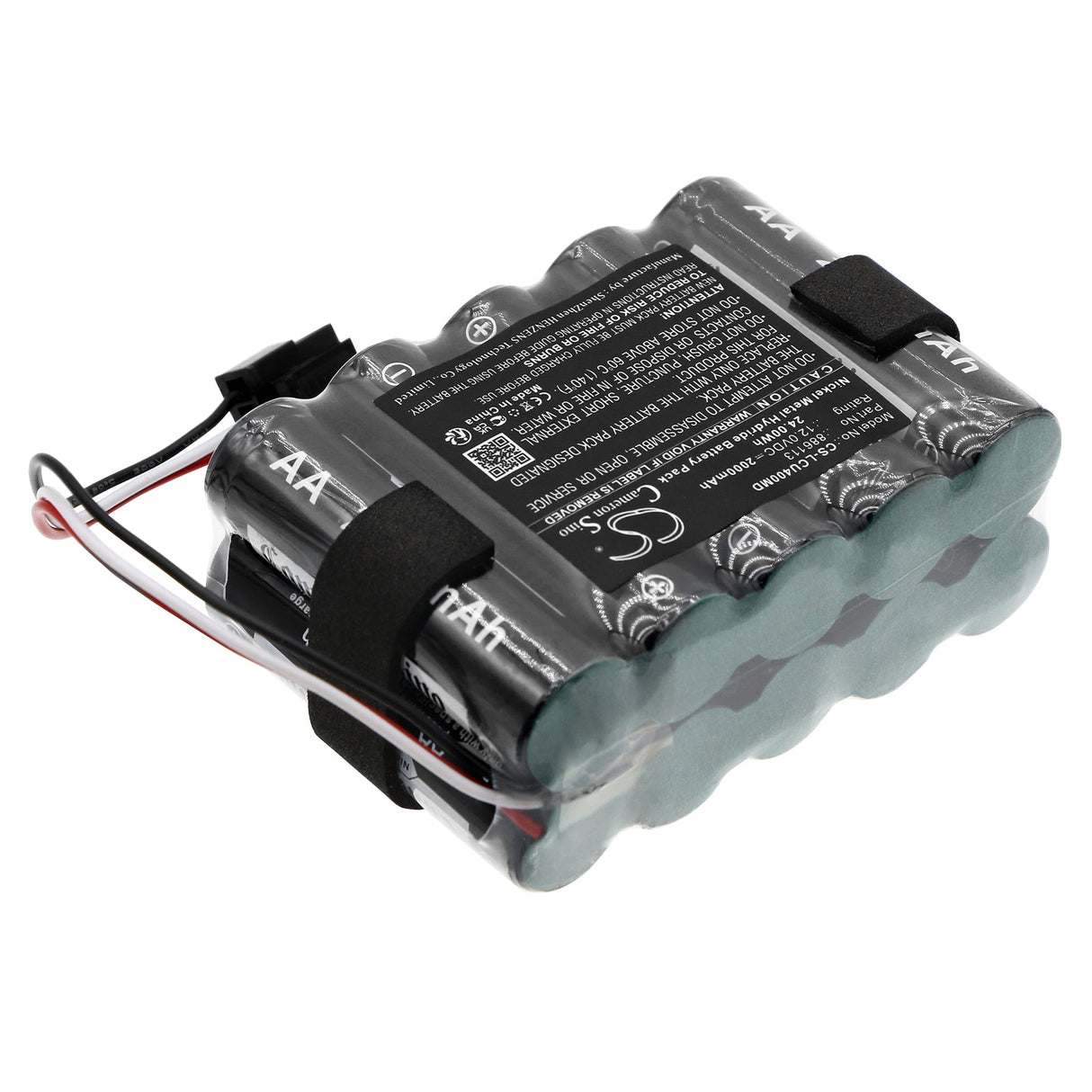 12.0V, Ni-MH, 2000mAh, Batterie médicale compatible avec Laerdal, 886113, Lcsu4 Compact Suction Unit, 24.00Wh Medical Cameron Sino Technology Limited (Médical)