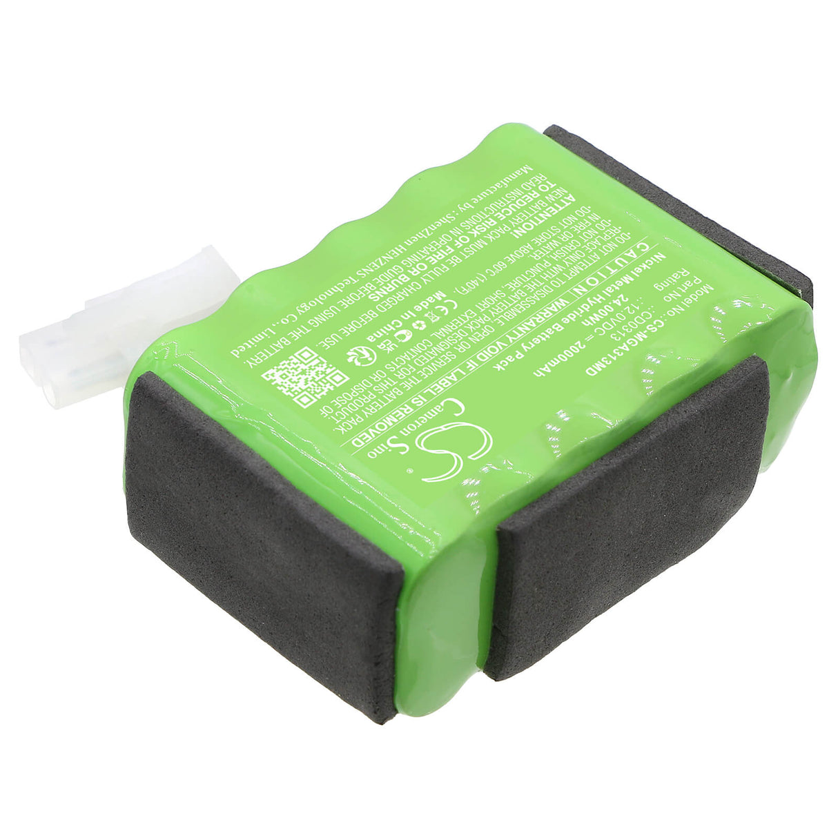 12.0V, Ni-MH, 2000mAh, Batterie médicale convient à Mangar, Cd0313, Airflo 12, 24.00Wh Médical Cameron Sino Technology Limited (Médical)