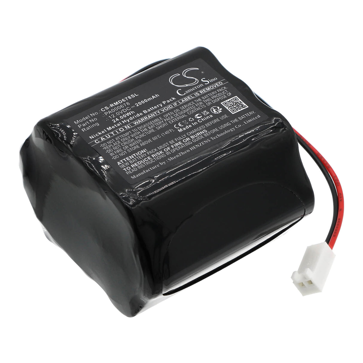 12.0V, Ni-MH, 2000mAh, batterie Smart Home compatible avec Roma, Pa000678, Rollladen Rolladen, 24Wh Smart Home Cameron Sino Technology Limited