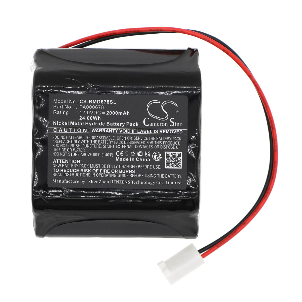 12.0V, Ni-MH, 2000mAh, batterie Smart Home compatible avec Roma, Pa000678, Rollladen Rolladen, 24Wh Smart Home Cameron Sino Technology Limited