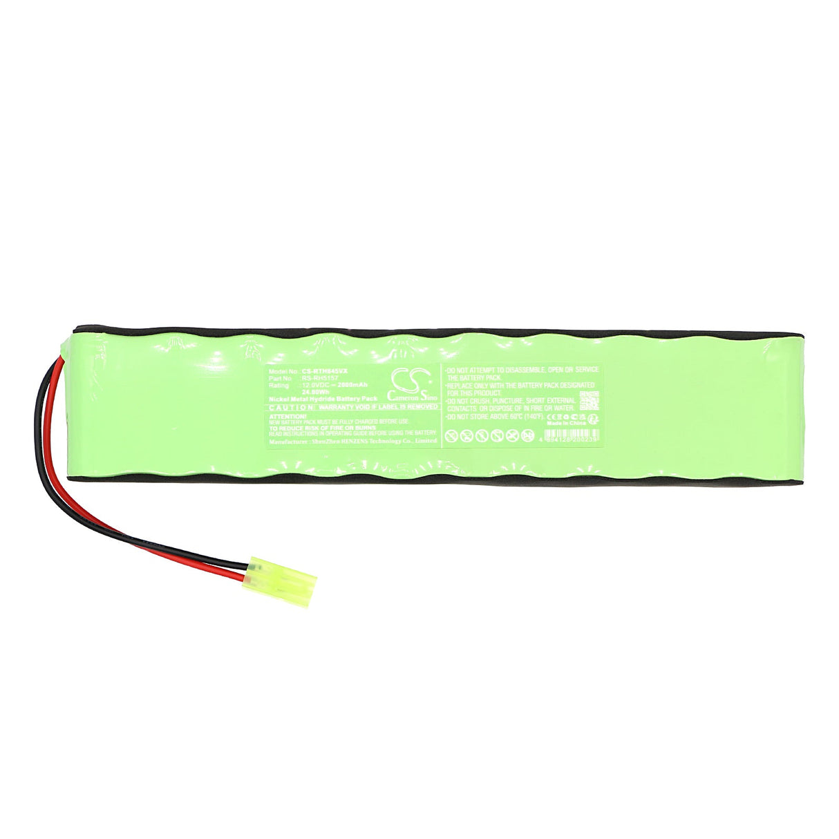 12.0V, Ni-MH, 2000mAh, Vacuum Battery fits Rowenta, Rh845301, Rh8453019a0, 24.00Wh Vacuum Cameron Sino Technology Limited
