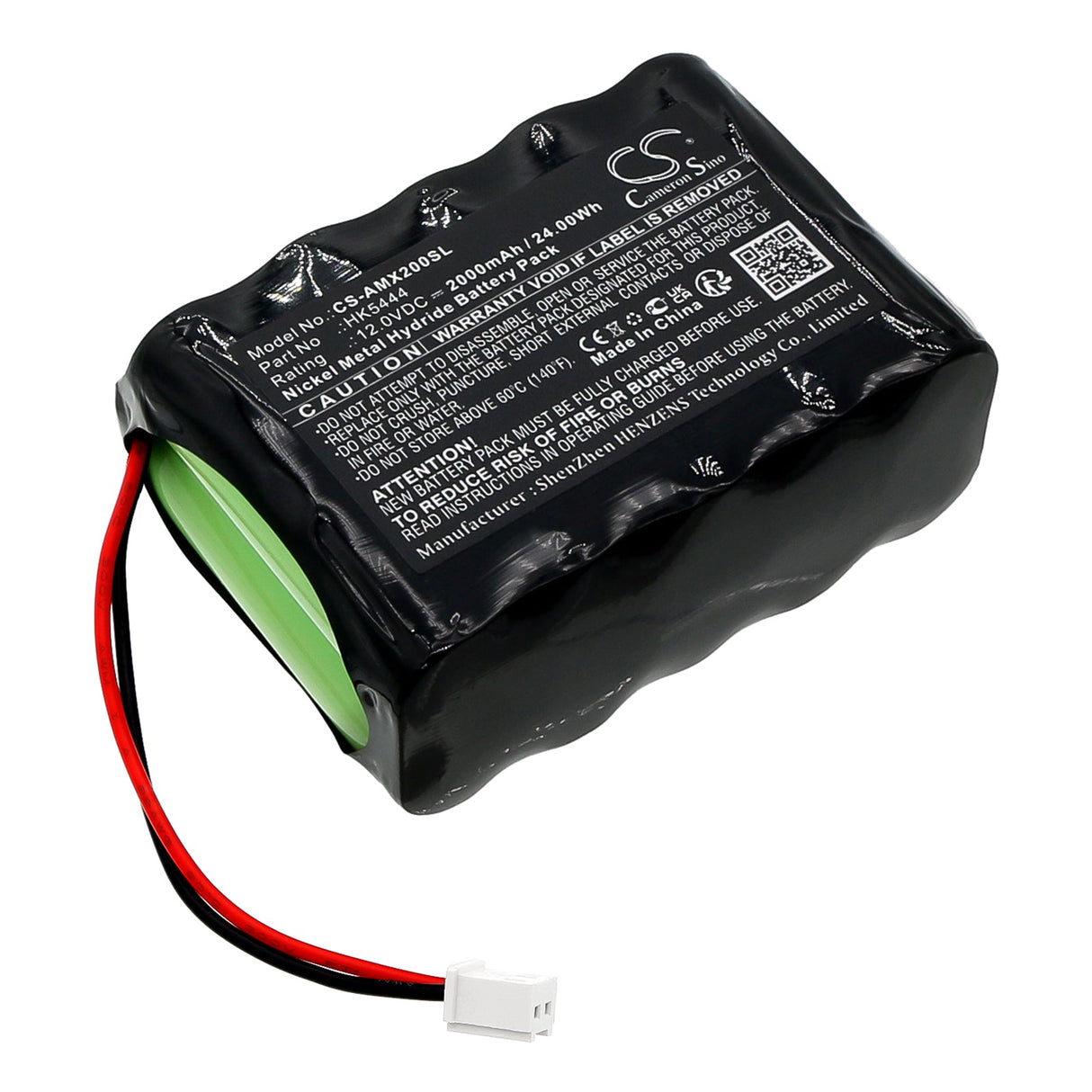 12.0v, Ni-mh, 2000mah, Time Clock Battery Fits Pix-200, Pix-200 Dcf, 24.00wh Time Clock Cameron Sino Technology Limited