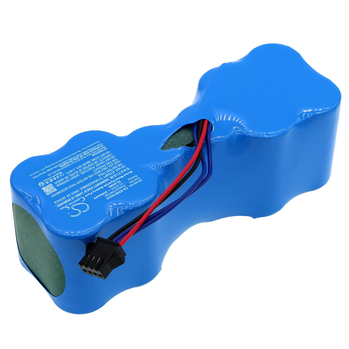 12.0V, Ni-MH, 2500mAh, Vacuum battery fits Ecovacs, Deebot 300, Deebot D300, Deebot Dc78, 30.00Wh Vacuum Cameron Sino Technology Limited