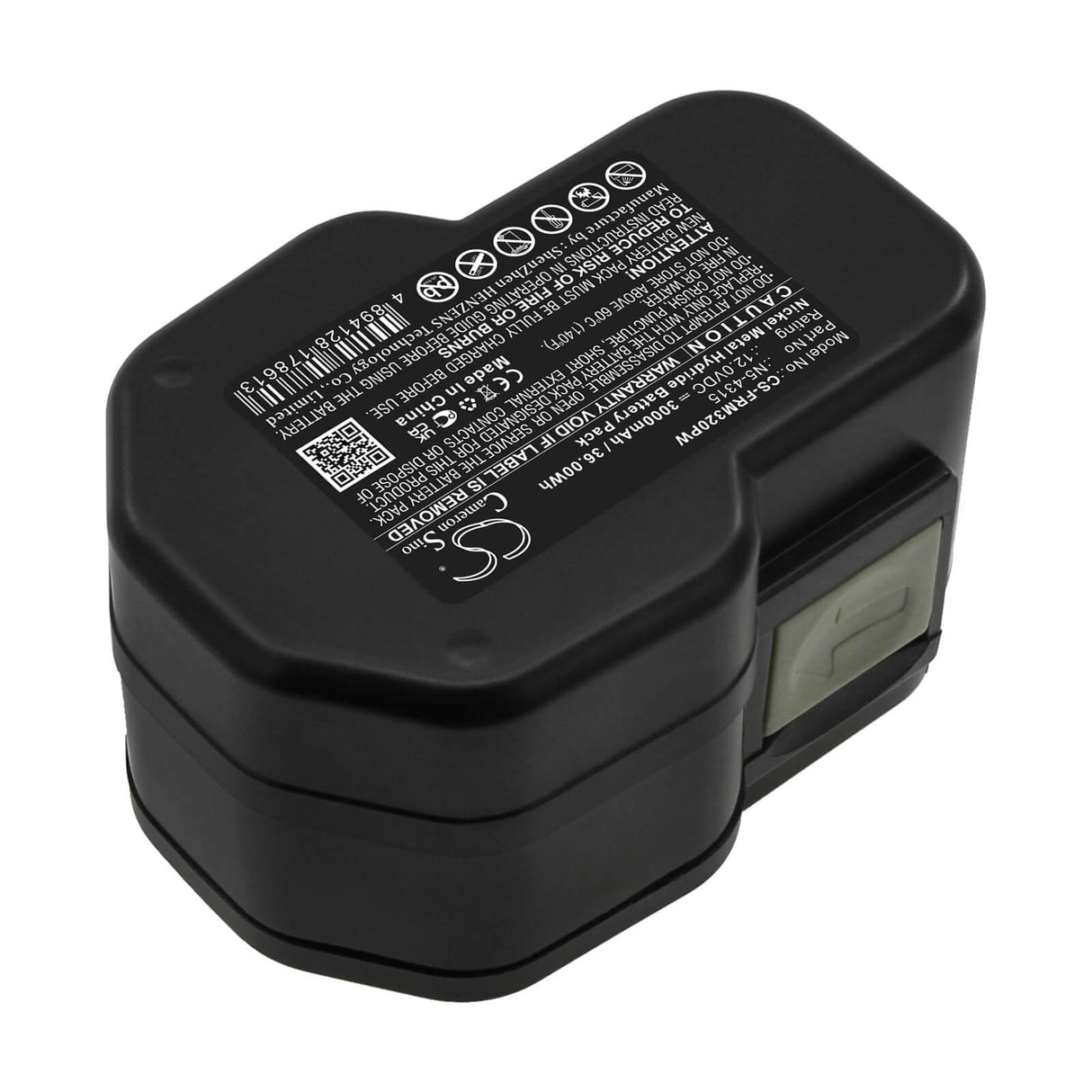 12.0V, Ni-MH, 3000mAh, Strapping Tools battery fits Fromm, N5-4315, P320, P325, 36Wh Strapping Tools Cameron Sino Technology Limited