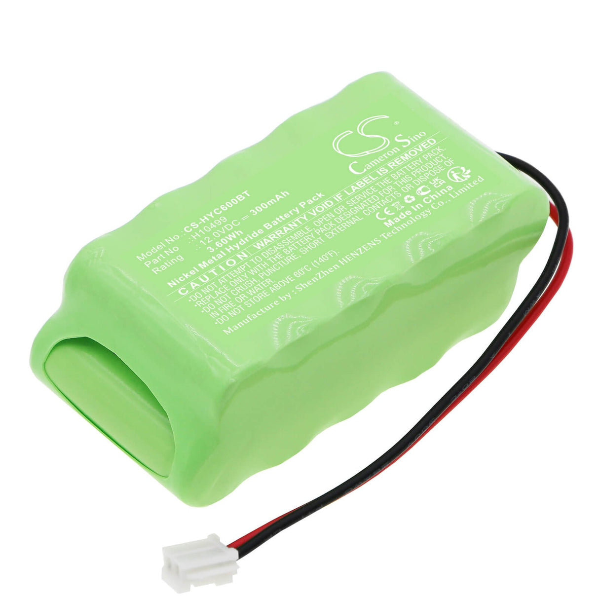 12.0v, Ni-mh, 300mah, Alarm Battery Fits Honeywell, Sec-h-201, Sec-h-600, 3.60wh Alarm System Cameron Sino Technology Limited