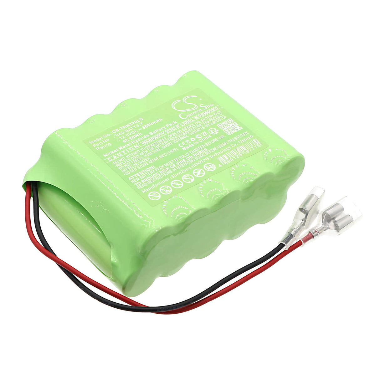 12.0v, Ni-mh, 3800mah, Flashlights Battery Fits Trail Tech, 040-batt3,7, 45.60wh Bicycles Flashlights Cameron Sino Technology Limited