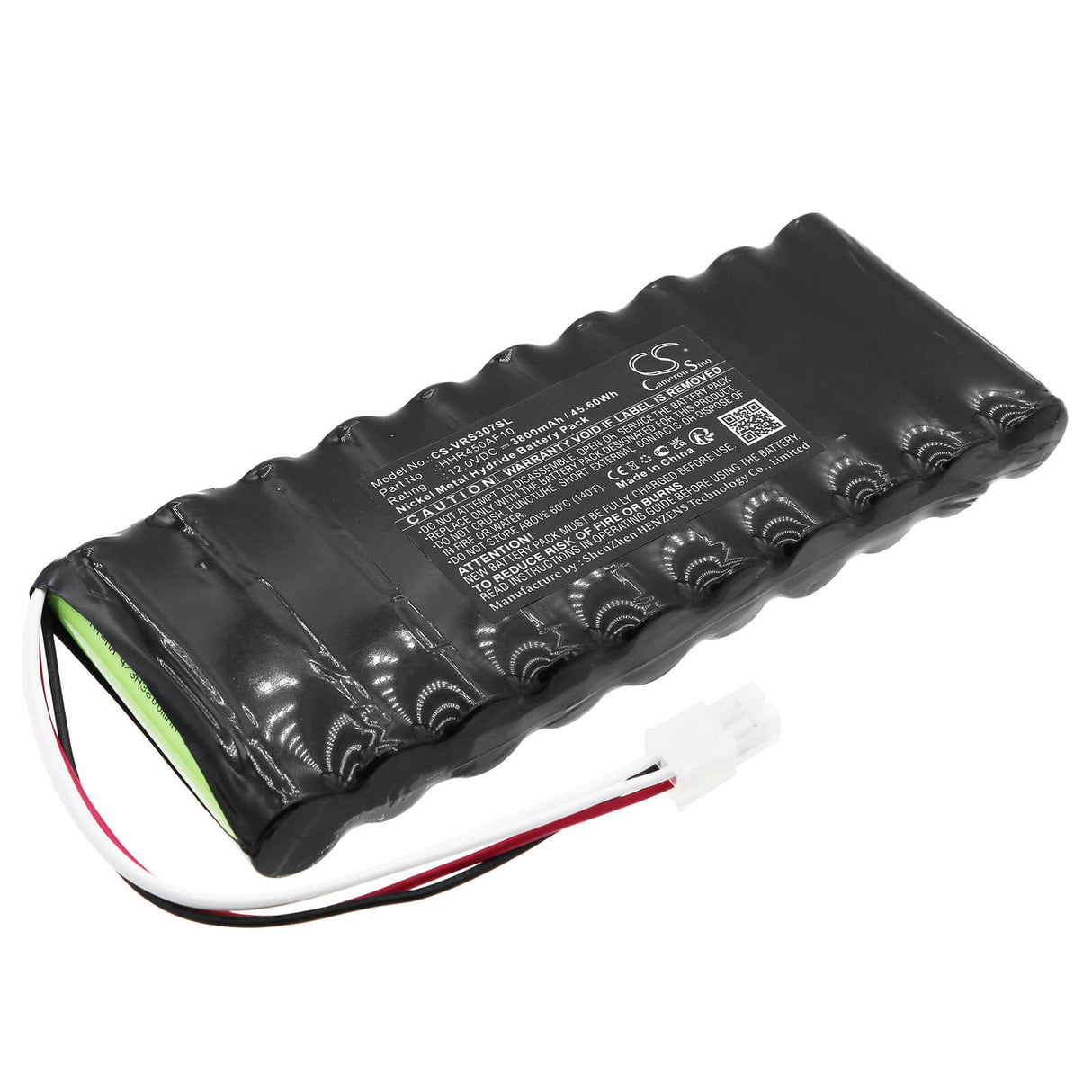 12.0V, Ni-MH, 3800mAh, Equipment battery fits Kws Electronic, Hhr450af10, Varos 307, 45.6Wh Equipment, Survey, Test Cameron Sino Technology Limited