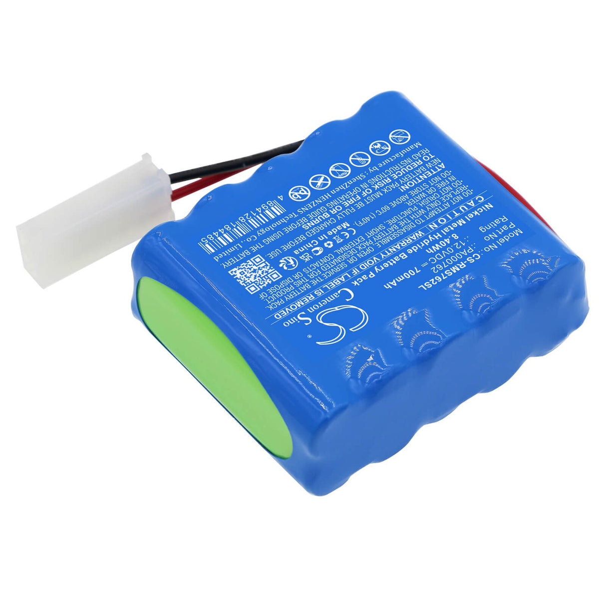 12,0V, Ni-MH, 700mAh, batterie Smart Home compatible avec Roma, 99609011, Rollladen 4511670, Rollladen Shutter 4511670, 8,4Wh Smart Home Cameron Sino Technology Limited