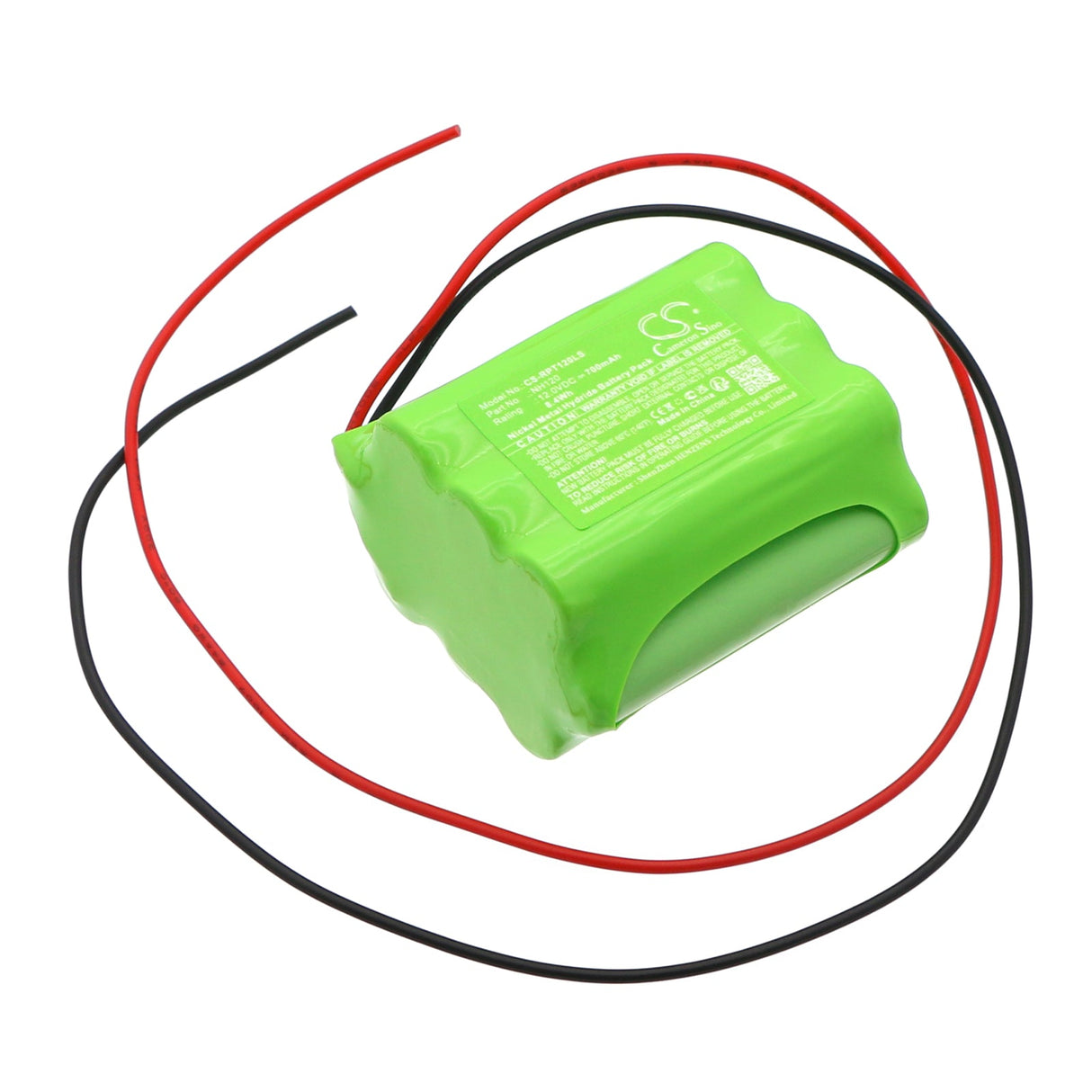 12.0V, Ni-MH, 700mAh, batterie d'éclairage de secours compatible avec Rp-technik, Nh120, 20109 Lex, 8.4Wh Éclairage de secours Cameron Sino Technology Limited