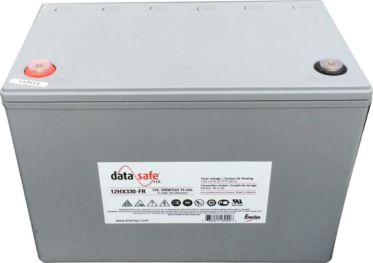 UPS12-355PLP replacement battery - EnerSys 12HX330 FR, 12 Volt 336 W per Cell Sealed Lead Acid (Special) Enersys