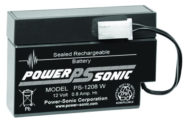 12V, 0.8Ah, batterie de remplacement pour Mk Es0.8-12 avec bornes WL - Wire Lead Acide Plomb Scellé CB Générique Titre par Défaut