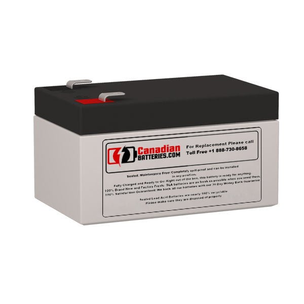 12V, 1.2Ah, replacement battery for Ipar Elektronika Bt12-1.2 with F1 terminals Sealed Lead Acid CB Generic Default Title