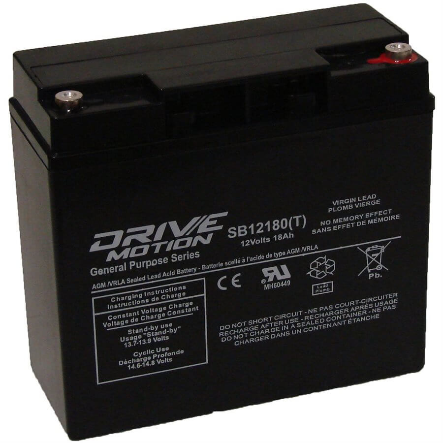12V, 18Ah, replacement battery for Nair Nr12-90w with M5 terminals Sealed Lead Acid CB Generic Default Title