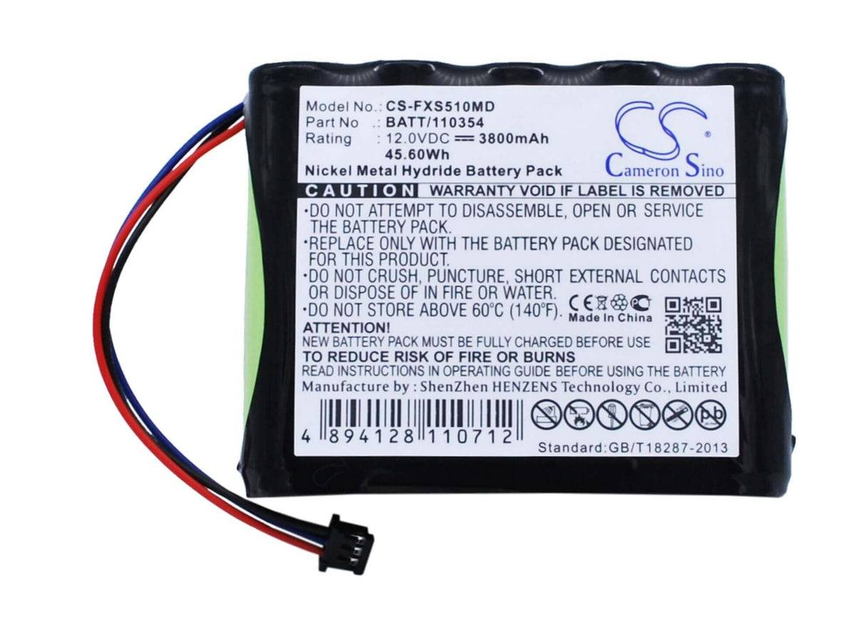 12.0V, Ni-MH, 3800mAh, Medical battery fits Fukuda, 10th-2400a-wc1-1, Monitor Ds5100, 45.60Wh Medical Cameron Sino Technology Limited (Medical)