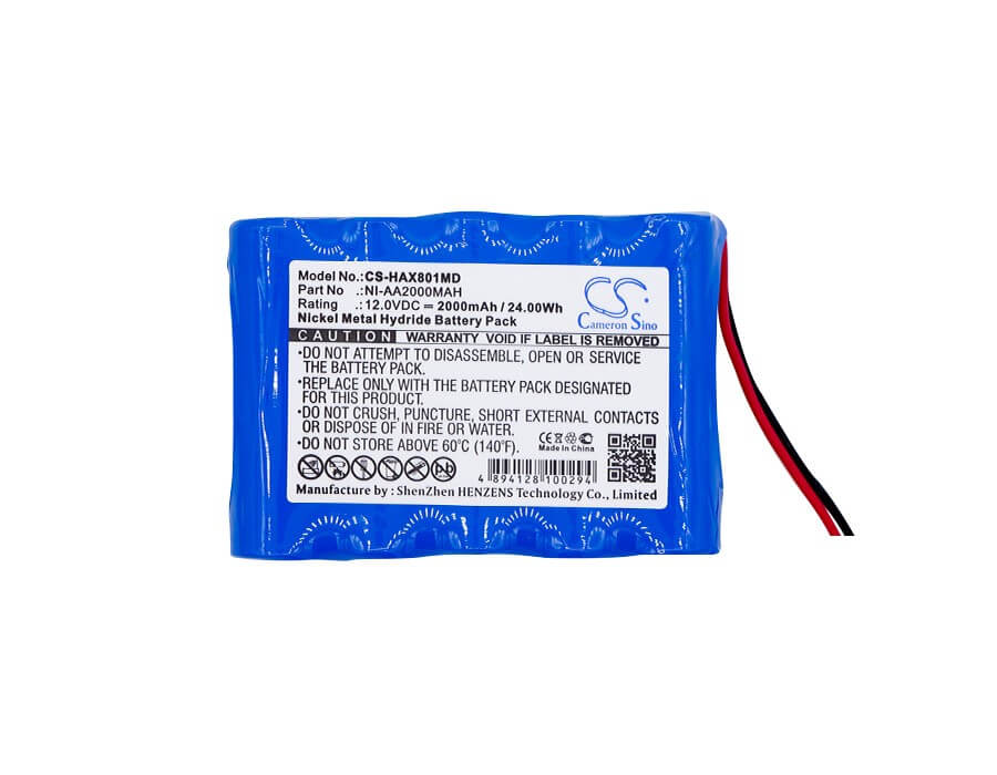 12v Aa Nimh Battery Pack 2000mah With Wire Leads Battery Pack Cameron Sino Technology Limited