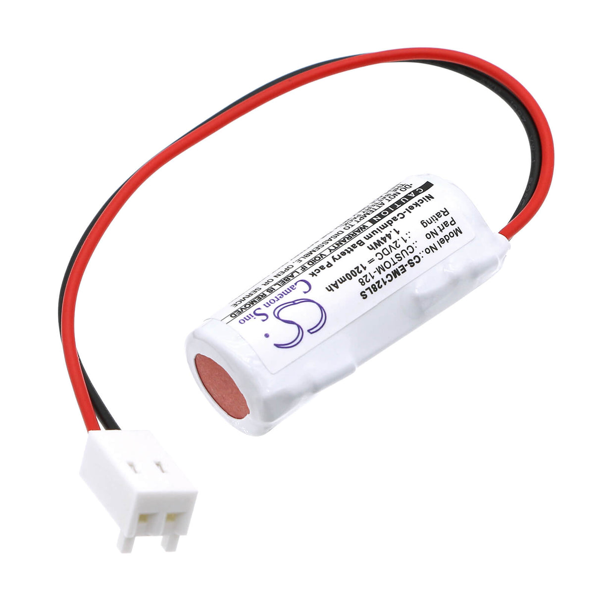 1.2V, Ni-CD, 1200mAh, batterie d'éclairage de secours compatible avec Lithonia, Custom-128, Elb0300, Elb0604n, 1.44Wh Éclairage de secours Cameron Sino Technology Limited