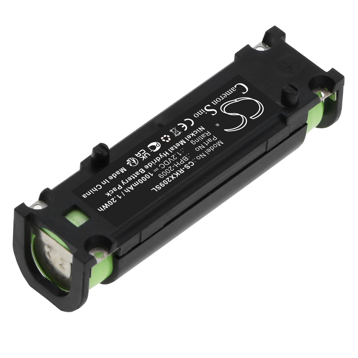 1.2v, Ni-mh, 1000mah, Batterie compatible Rki, 49-1609rk, Gx-2009, Équipement 1.20wh, Enquête, Test Cameron Sino Technology Limited