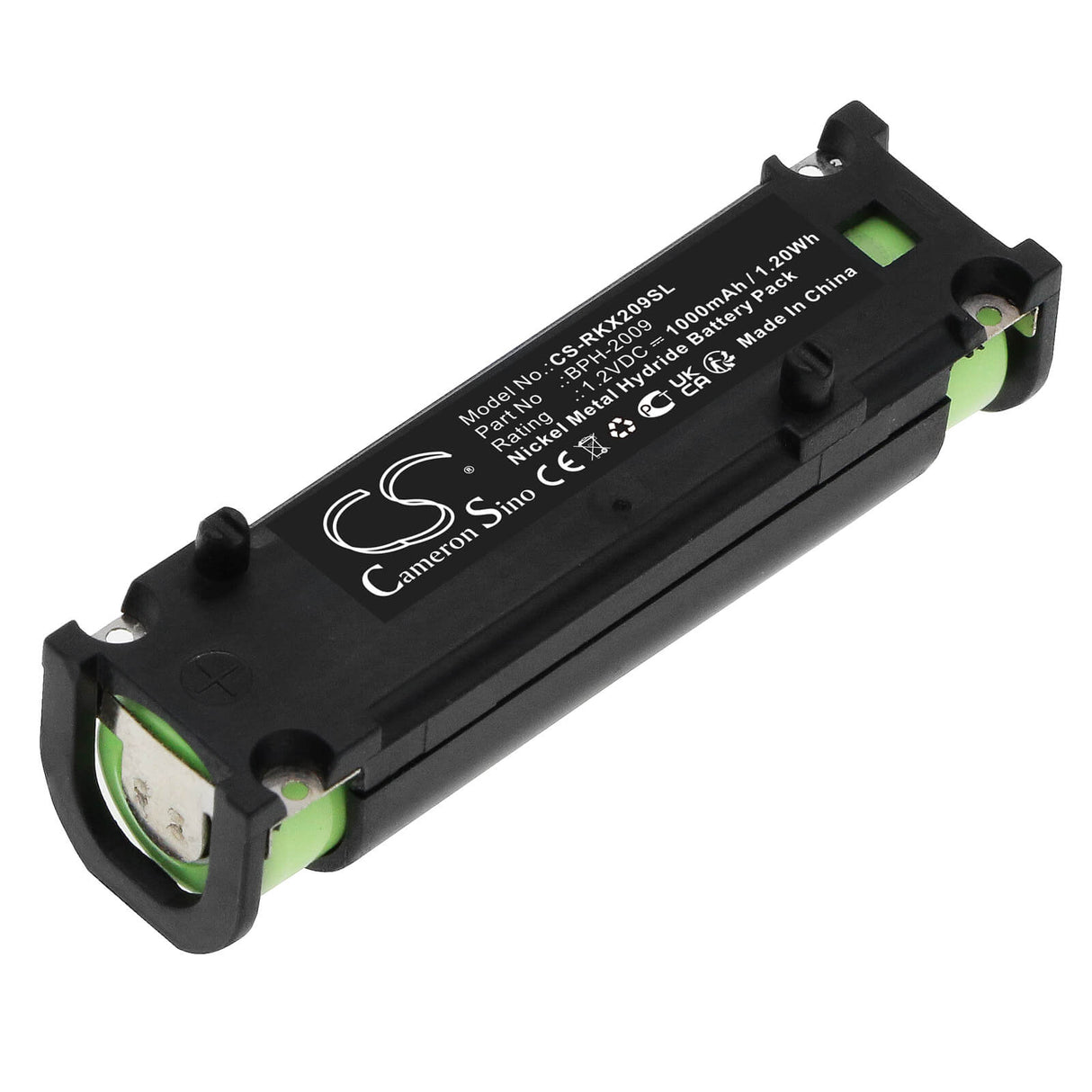 1.2v, Ni-mh, 1000mah, Batterie compatible Rki, 49-1609rk, Gx-2009, Équipement 1.20wh, Enquête, Test Cameron Sino Technology Limited
