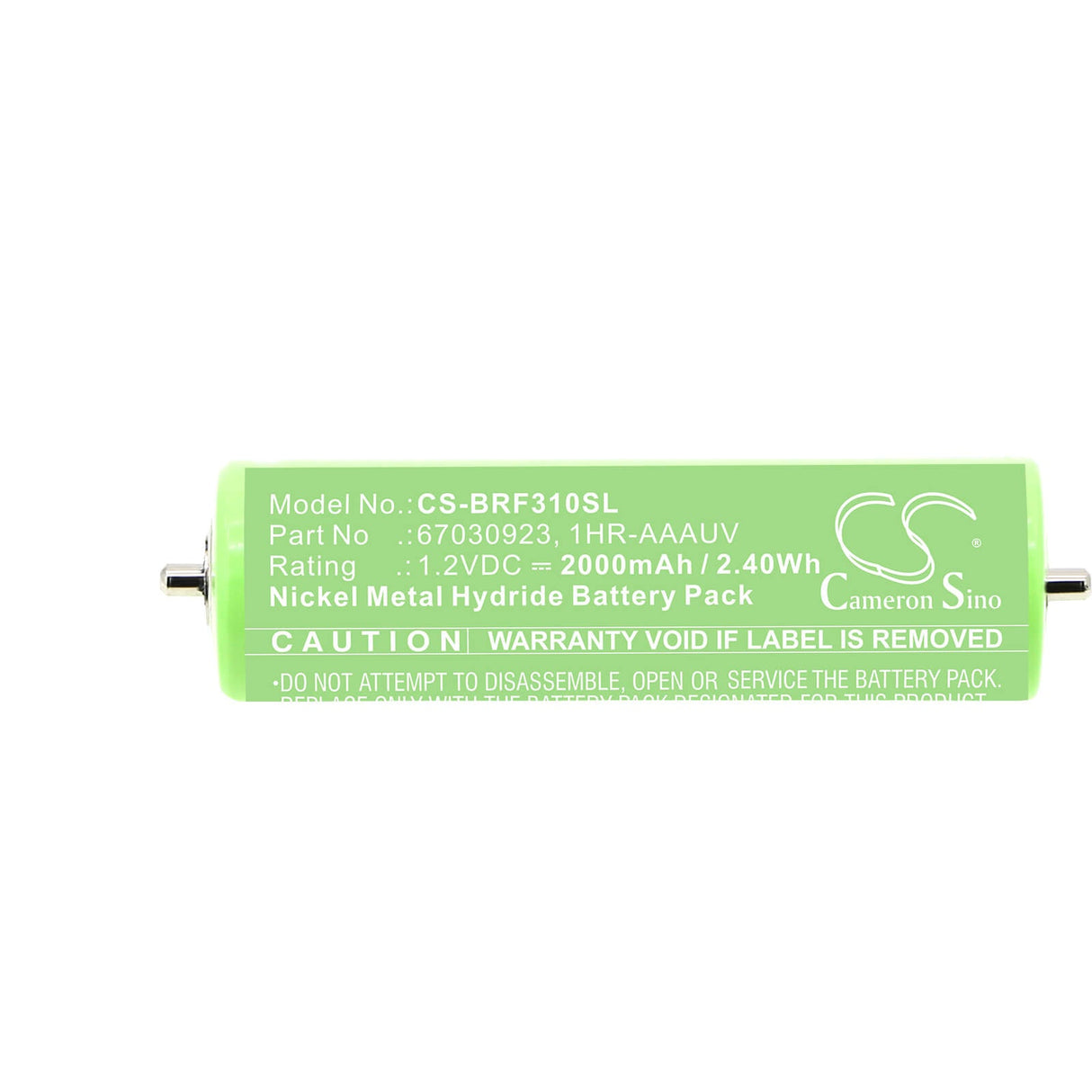 1.2v, Ni-mh, 2000mah, Shaver Battery Fits Braun 140, 140 5685 Series 1, 2.40wh Shaver Cameron Sino Technology Limited