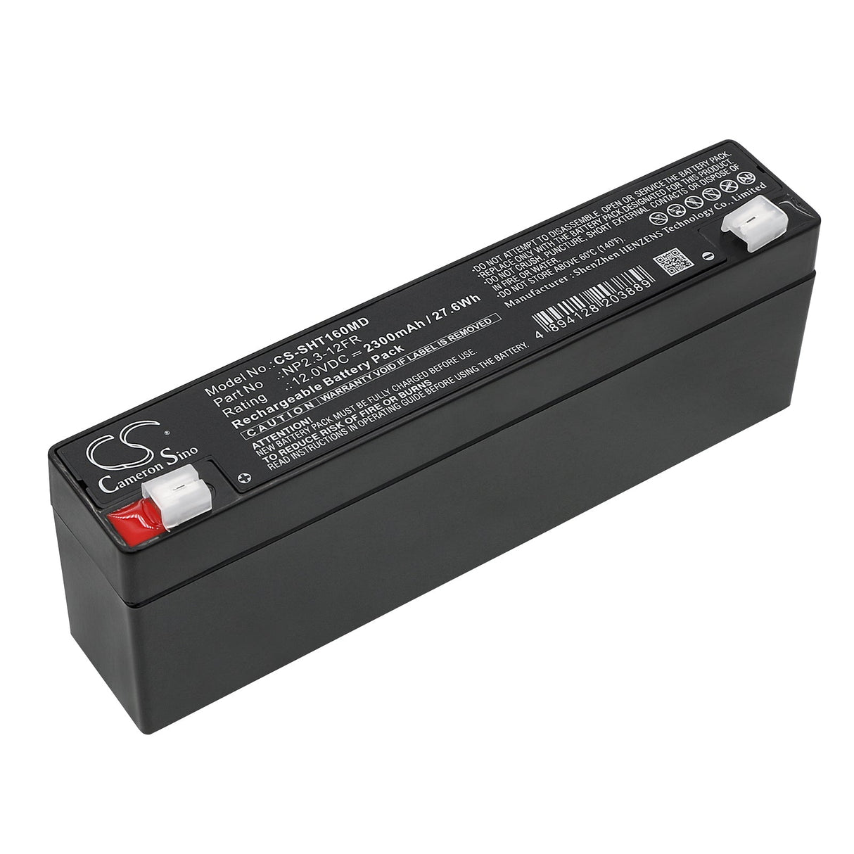 12v, Sealed Lead Acid, 2300mah, Medical battery Fits 4000 Plus Infusion Pump, 642-7, Omni Flo 4000, 27.60wh Medical Cameron Sino Technology Limited (Medical)