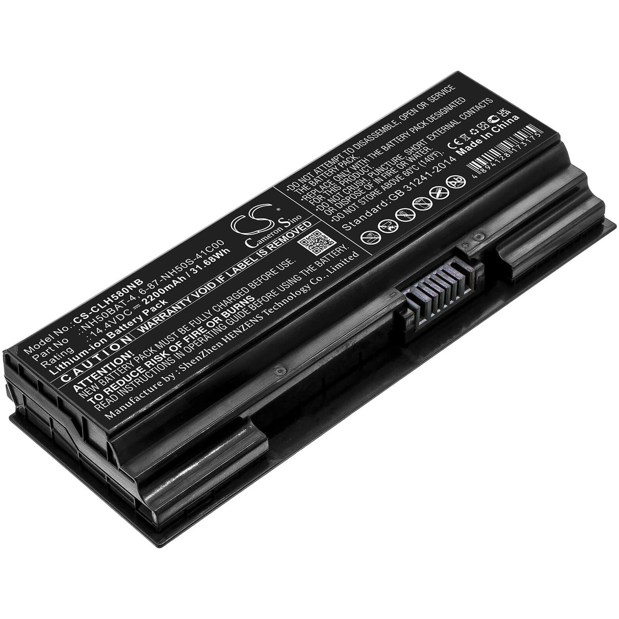 14.4v, 2200mah, Li-ion Battery Fit's Gigabyte, A7 X1, G5 Kc, 31.68wh Notebook, Laptop Cameron Sino Technology Limited