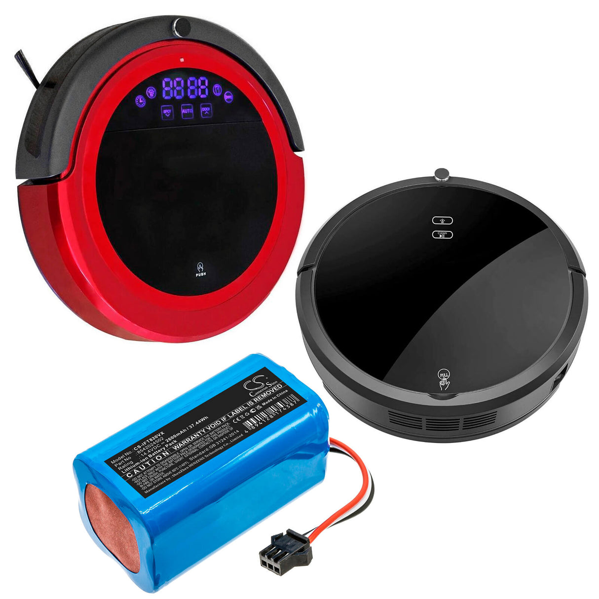 14.4V, Li-ion, 2600mAh, Vacuum battery fits Deik, Infinuvo, Mt820, 37.44Wh Vacuum Cameron Sino Technology Limited