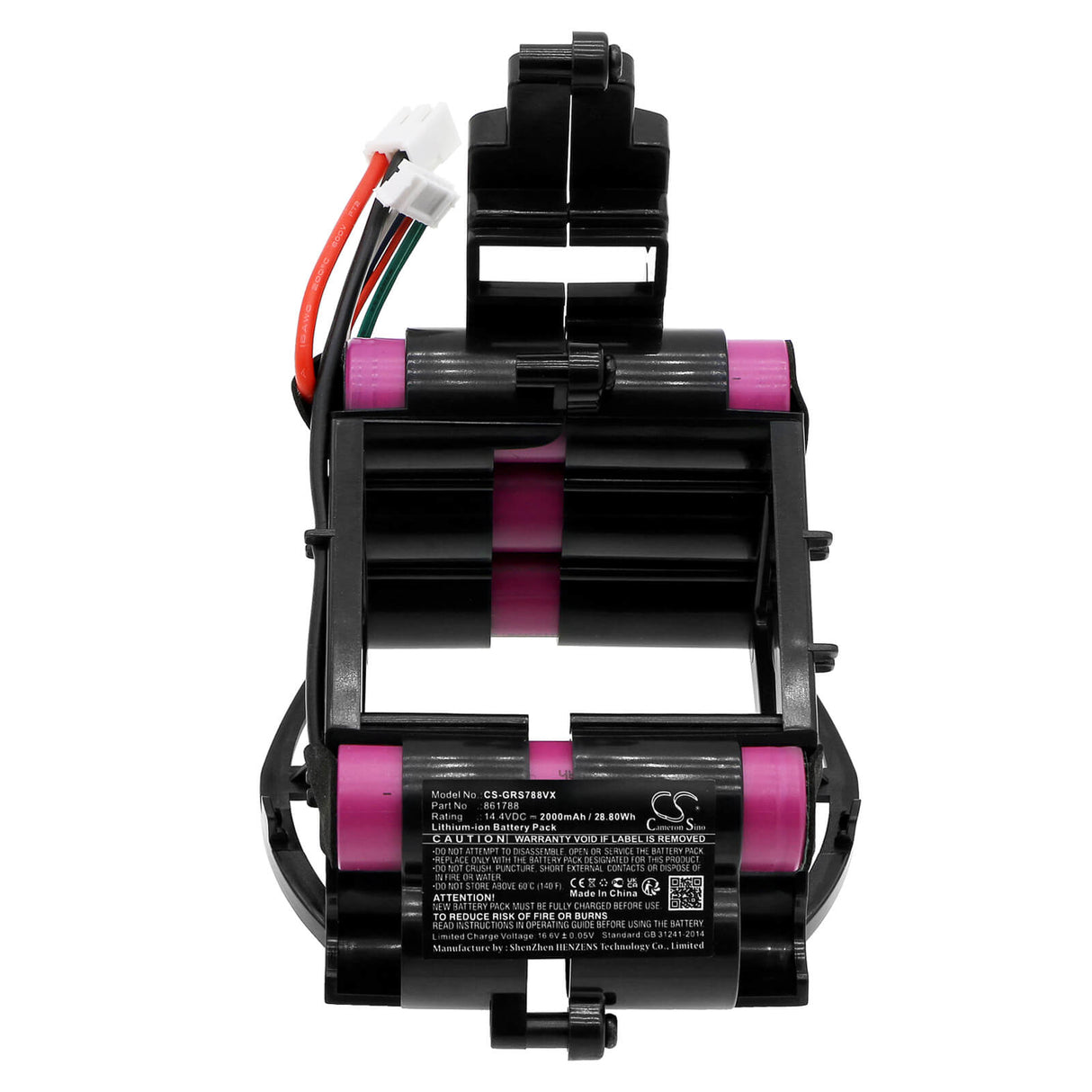 14.4V, Li-ion, 2000mAh, Vacuum battery fits Gorenje, Svc144xx, 28.80Wh Vacuum Cameron Sino Technology Limited