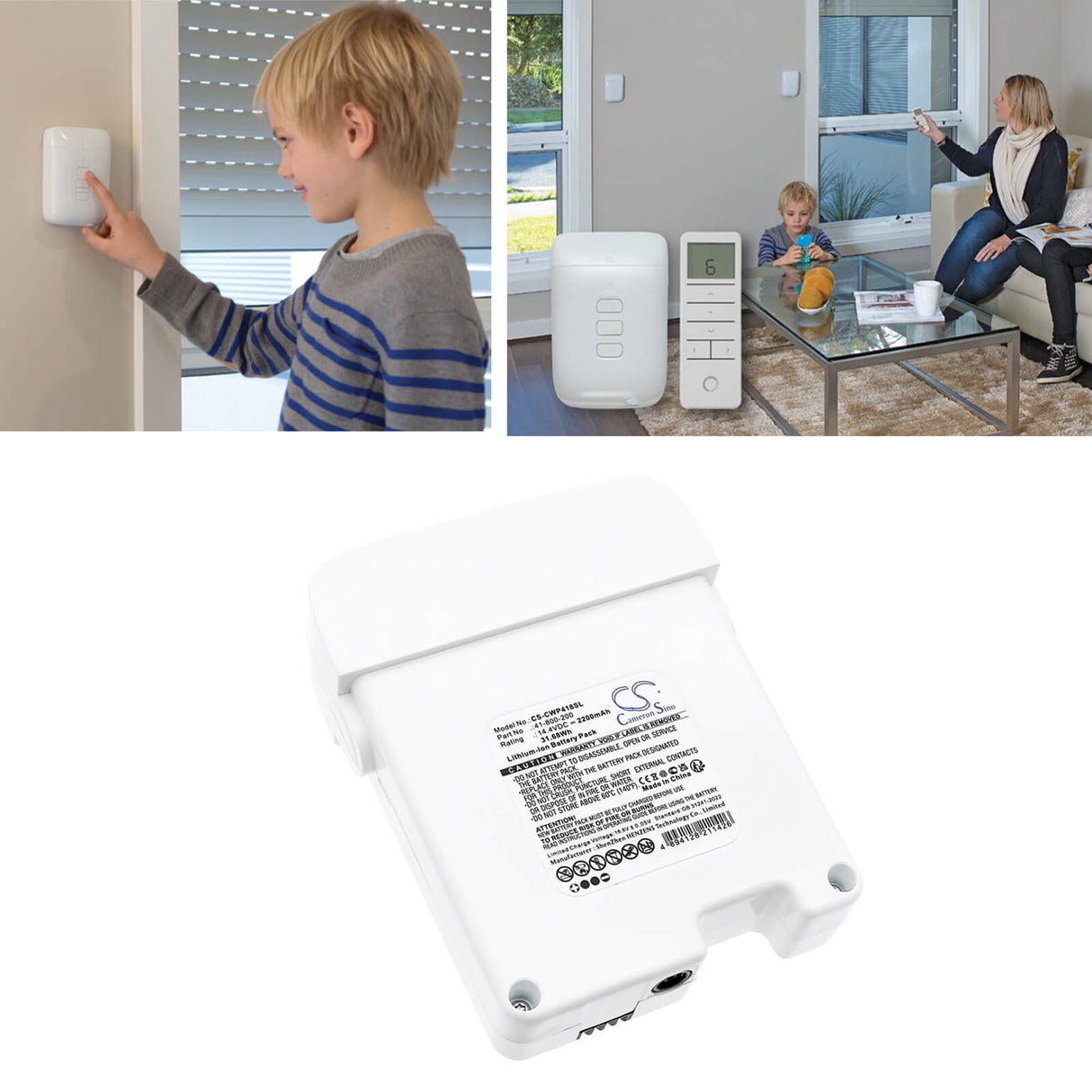 14.4V, Li-ion, 2200mAh, Smart Home battery fits Cwp, Powersmart Controller And Crad, 31.68Wh Smart Home Cameron Sino Technology Limited