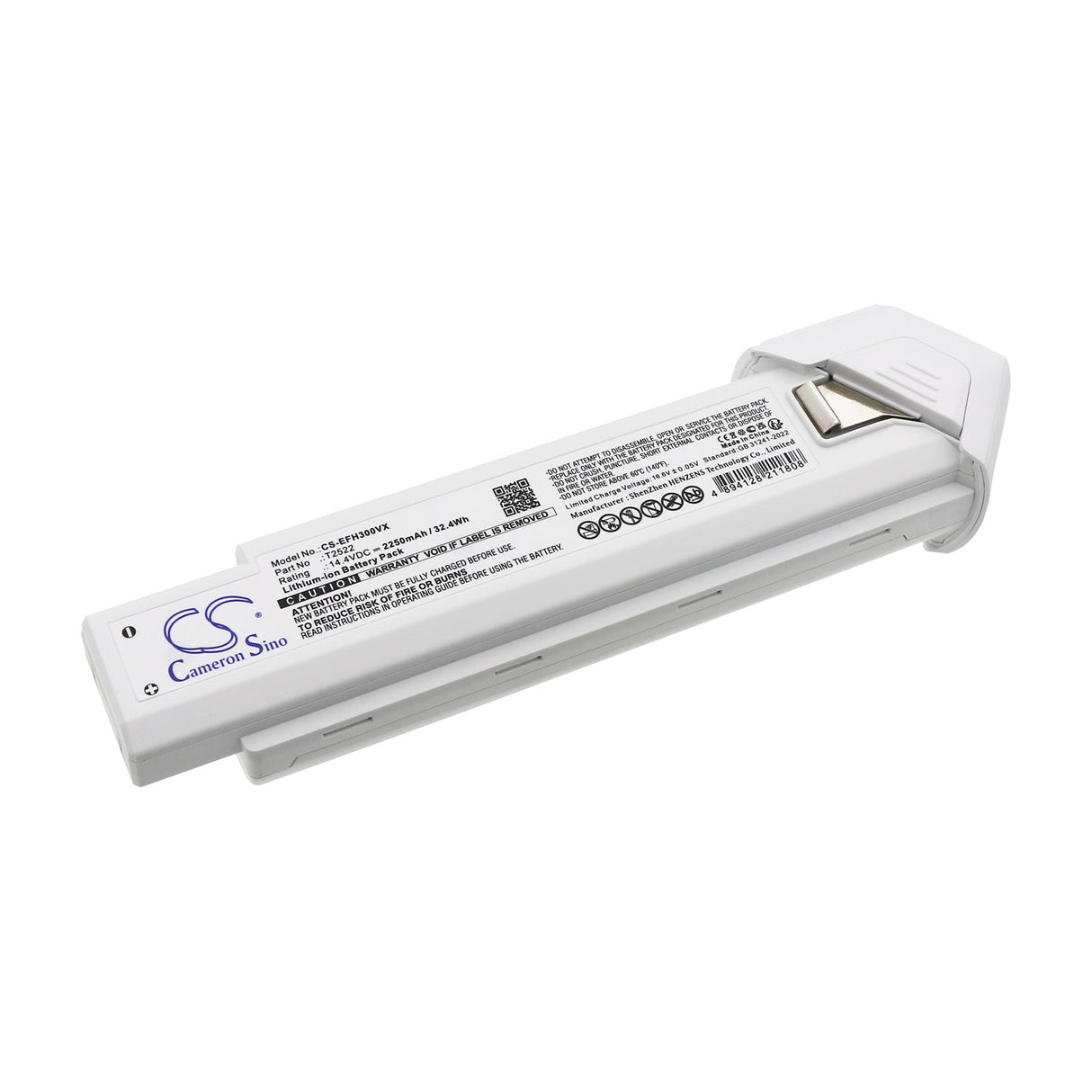 14.4V, Li-ion, 2250mAh, Vacuum battery fits Eufy, Homevac H30, 32.4Wh Vacuum Cameron Sino Technology Limited