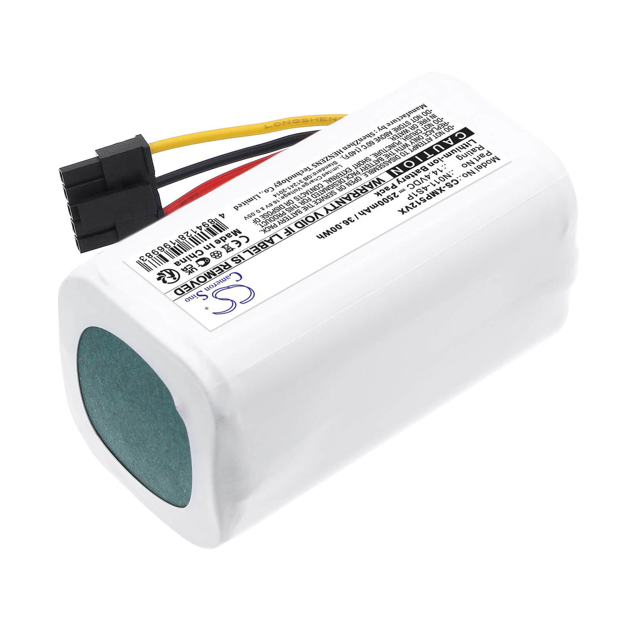 14.4V, Li-ion, 2500mAh, Vacuum battery fits Xiaomi, 42621, Bhr5217eu, Mi Robot Vacuum Mop 2 Lite, 36.0Wh Vacuum Cameron Sino Technology Limited