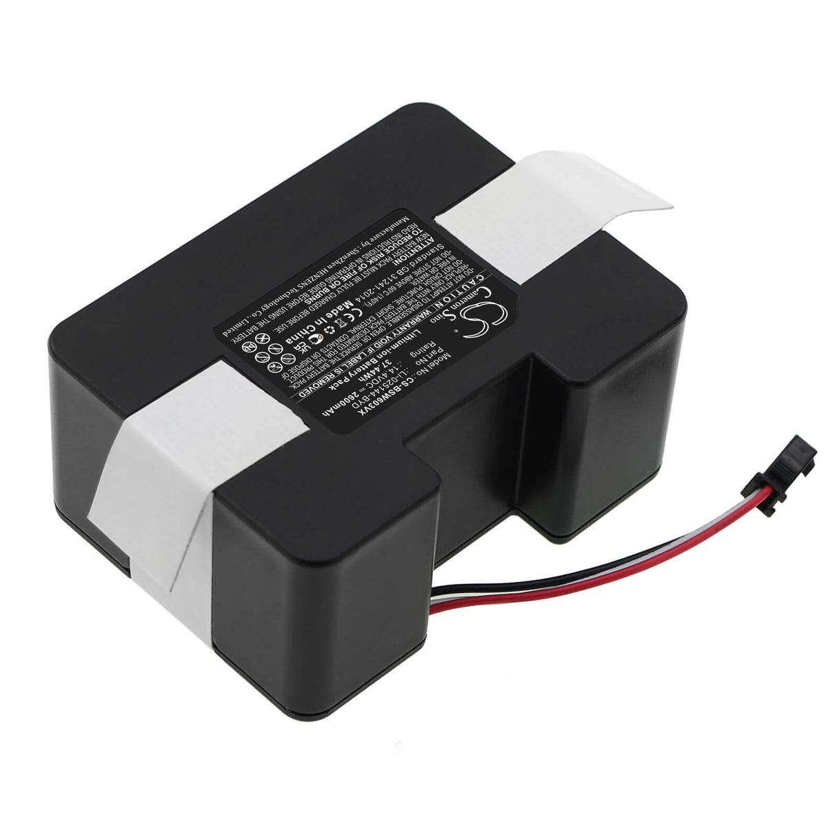 14.4V, Li-ion, 2600mAh, Vacuum battery fits Bobsweep, Sw603001, 37.44Wh Vacuum Cameron Sino Technology Limited