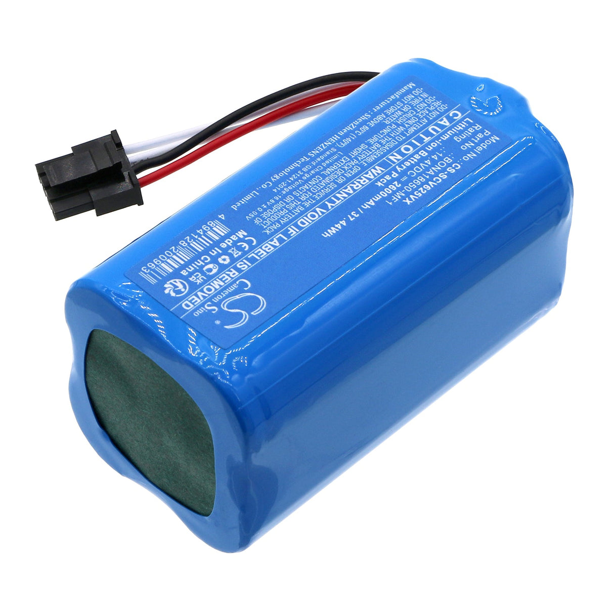 14.4V, Li-ion, 2600mAh, Battery fits Sencor, Sencor Srv 4000gd-eu3, Srv 4000, 37.44Wh Vacuum Cameron Sino Technology Limited