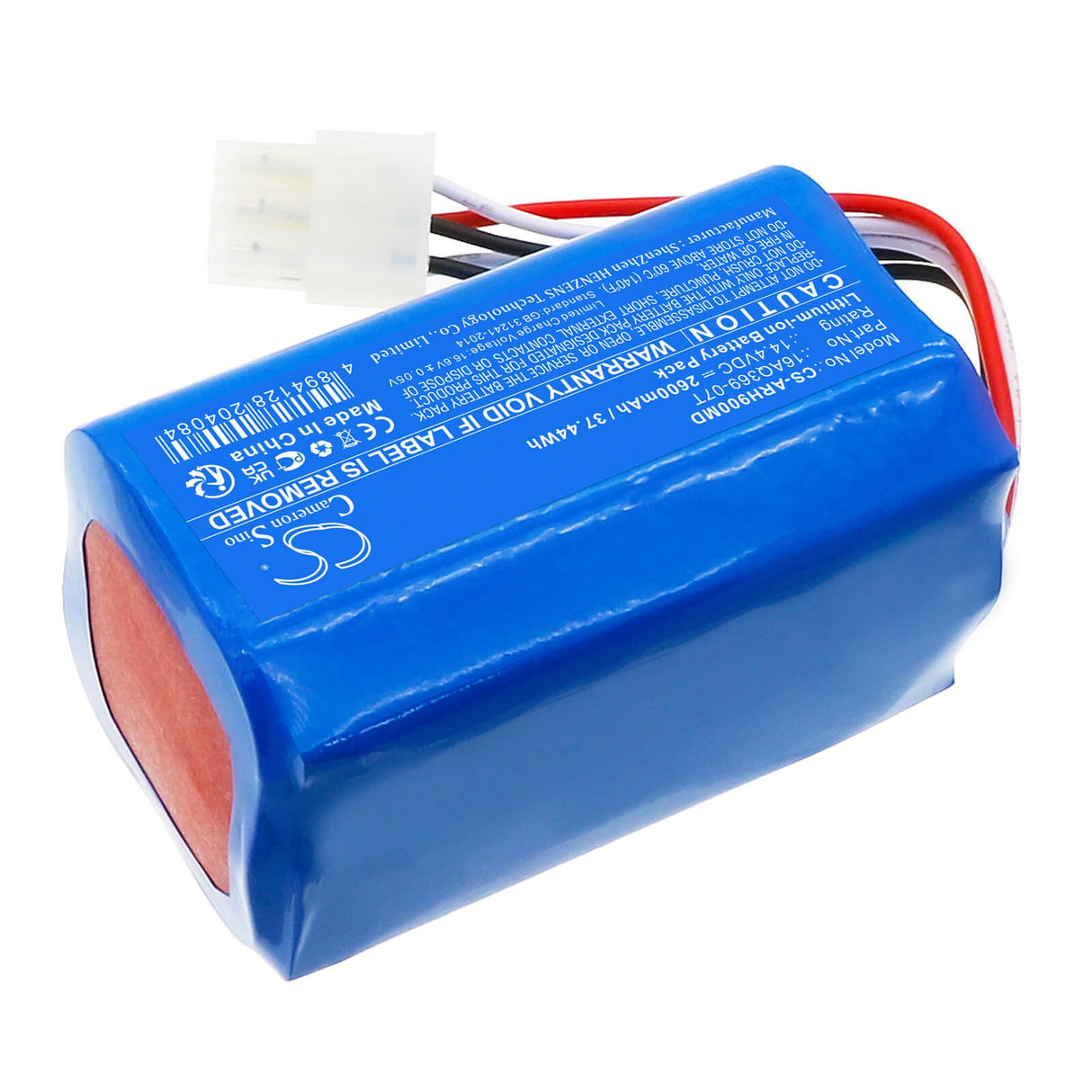 14.4V, Li-ion, 2600mAh, Batterie médicale compatible avec Arjo, 16aq369-07t, Flowtron Acs900, 37.44Wh Medical Cameron Sino Technology Limited (Médical)