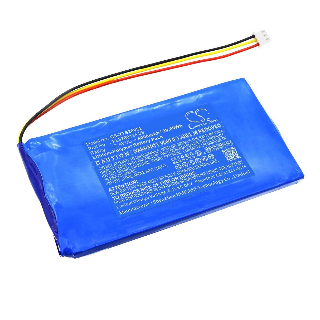 14.4V, Li-ion, 2600mAh, Medical battery fits Smith & Nephew, 510001-144, Renasys Go, 37.44Wh Medical Cameron Sino Technology Limited (Medical)