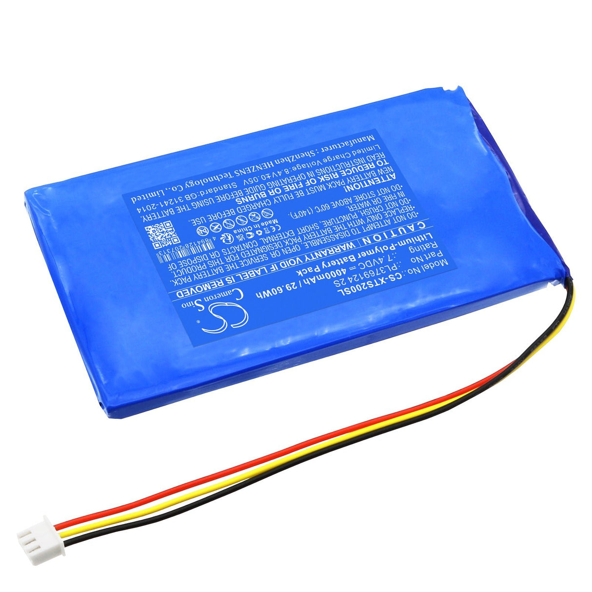 14.4V, Li-ion, 2600mAh, Medical battery fits Smith & Nephew, 510001-144, Renasys Go, 37.44Wh Medical Cameron Sino Technology Limited (Medical)