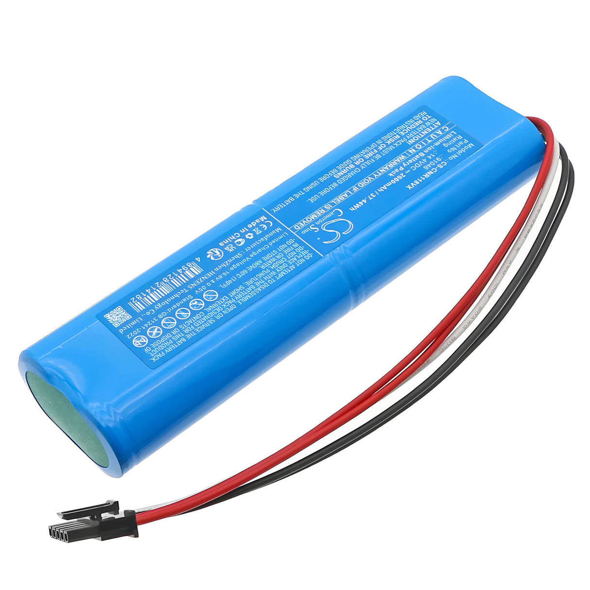 14.4V, Li-ion, 2600mAh , Vacuum battery fits Cecotec, 91046, Conga 11090, Conga 11090 Spin Revolution Ho, 37.44Wh Vacuum Cameron Sino Technology Limited