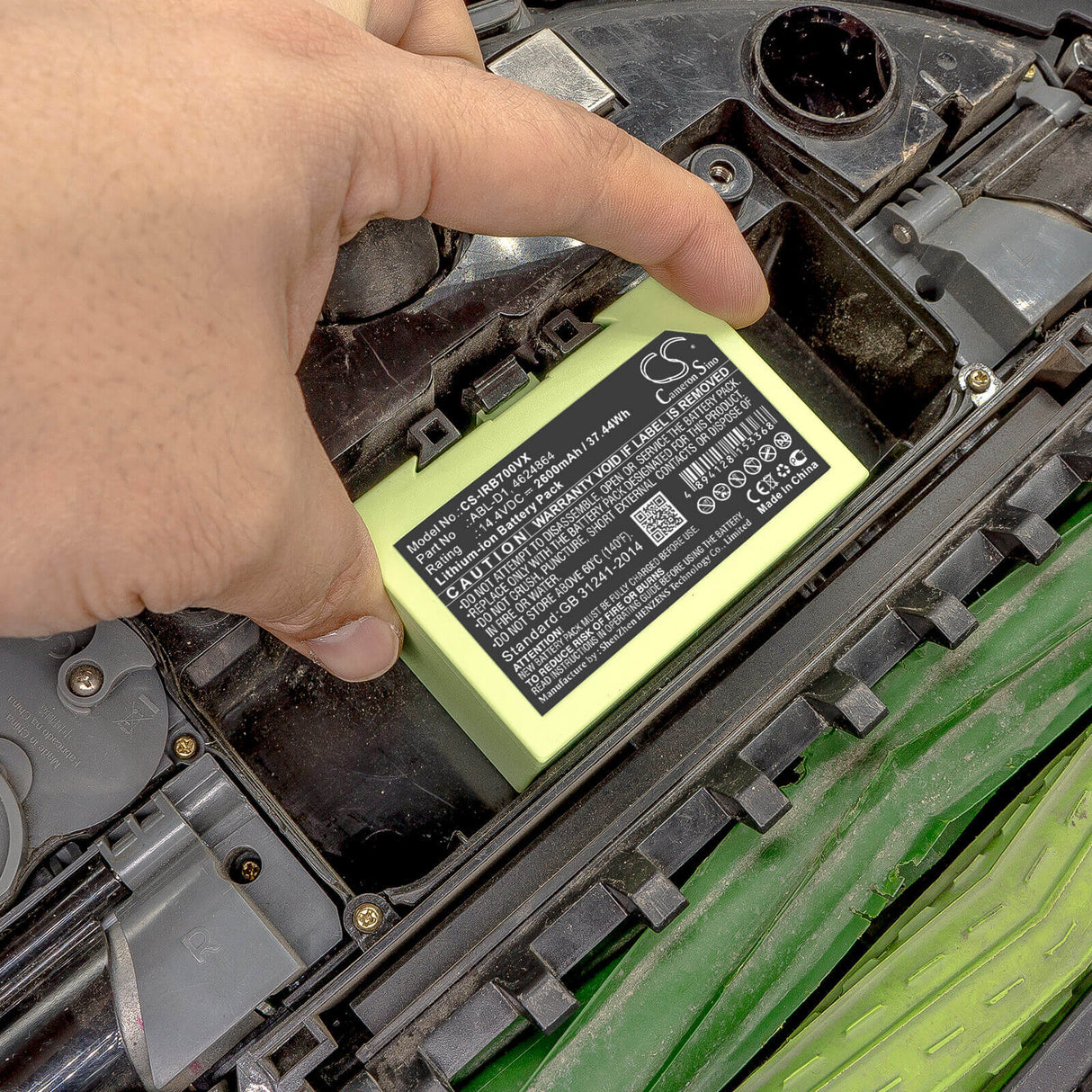 14.4V, Li-ion, 2600mAh, Vacuum battery fits Irobot, 5150, 7150, 7550, 37.44Wh Vacuum Cameron Sino Technology Limited