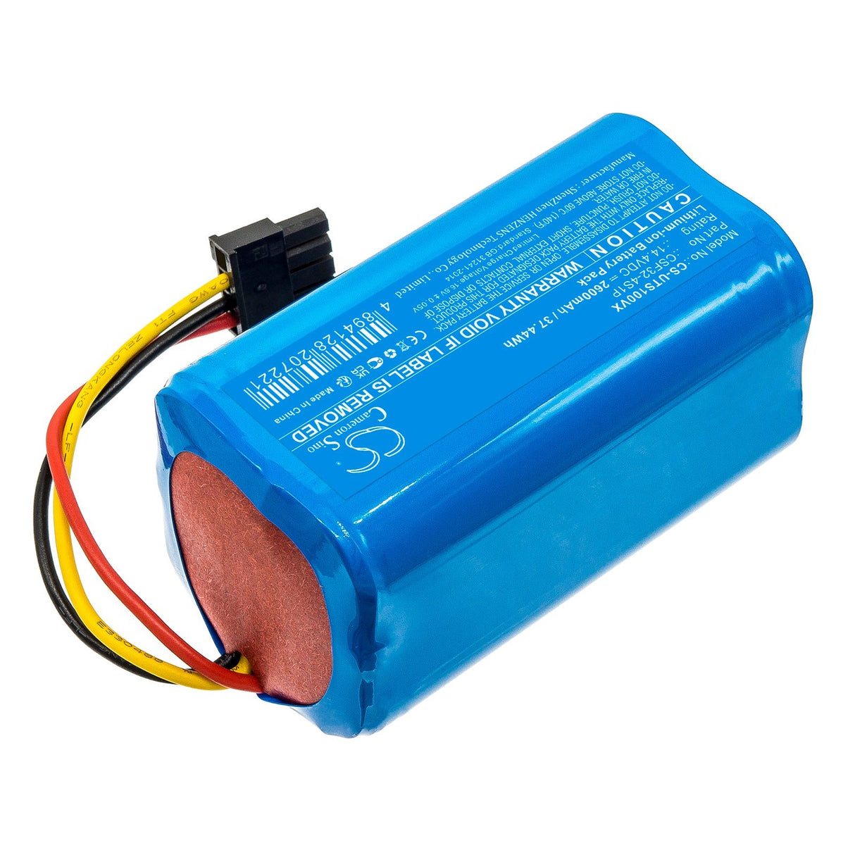 14.4V, Li-ion, 2600mAh Vacuum Battery fits Ultenic, Ts1, 37.44Wh Vacuum Cameron Sino Technology Limited