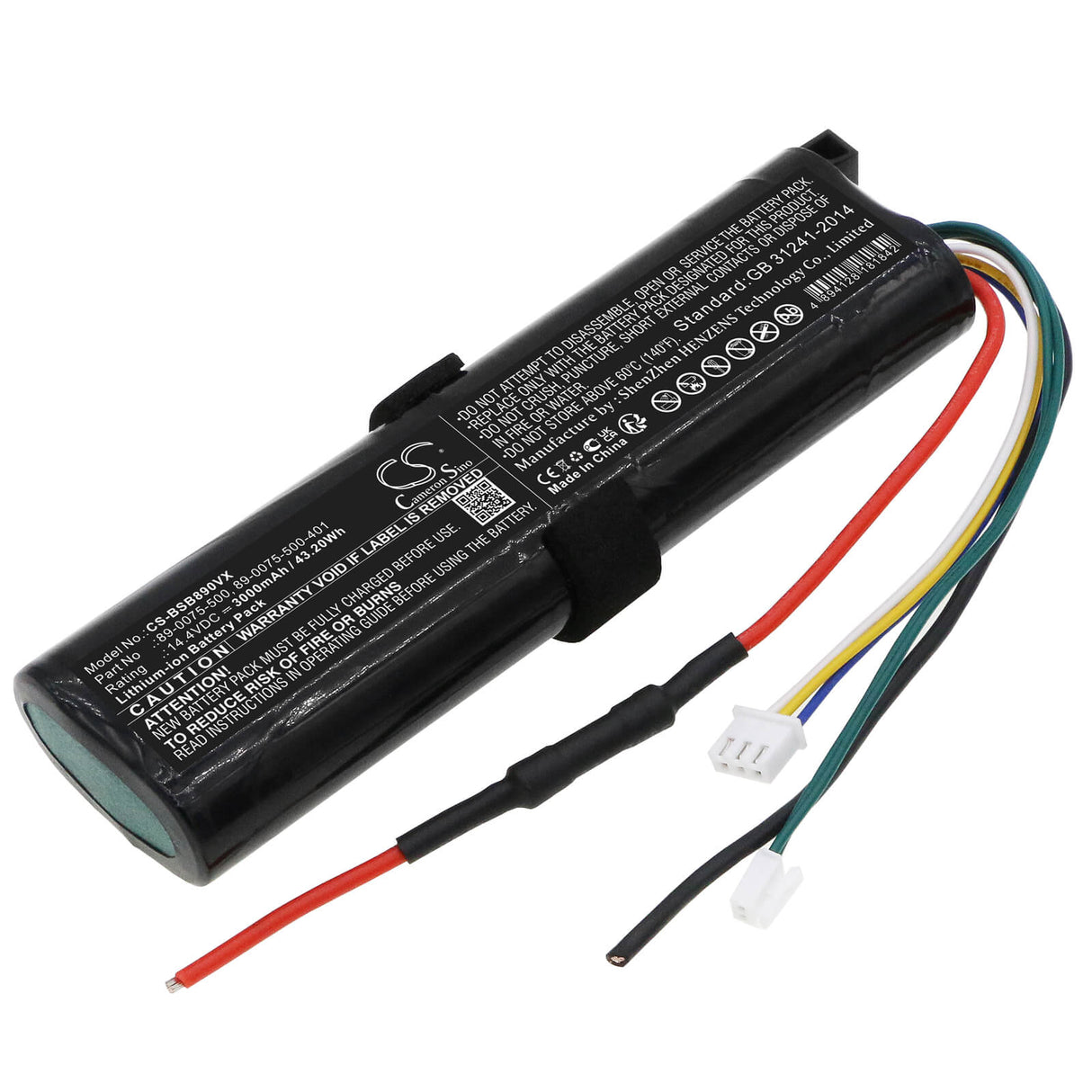14.4v, Li-ion, 3000mah, Vacuum battery fits Bissell, Bolt Lithium Pet Cordless Vacu, P481, 43.20wh Vacuum Cameron Sino Technology Limited
