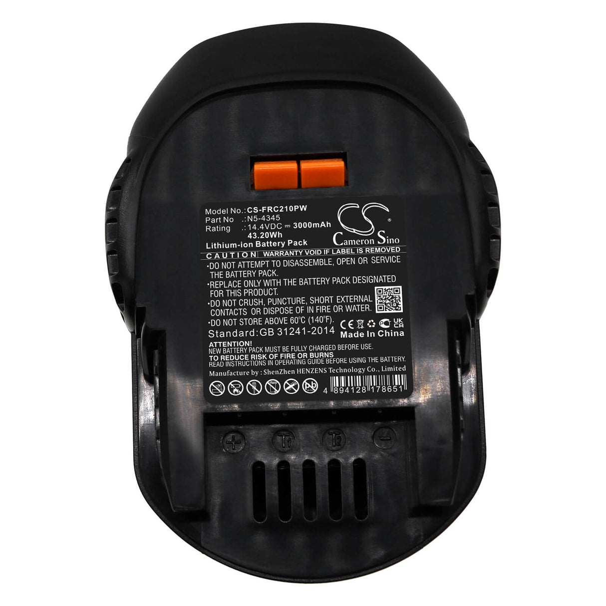 14.4V, Li-ion, 3000mAh, Strapping Tools battery fits Fromm, N5-4345, Dynamic 2100, 43.2Wh Strapping Tools Cameron Sino Technology Limited