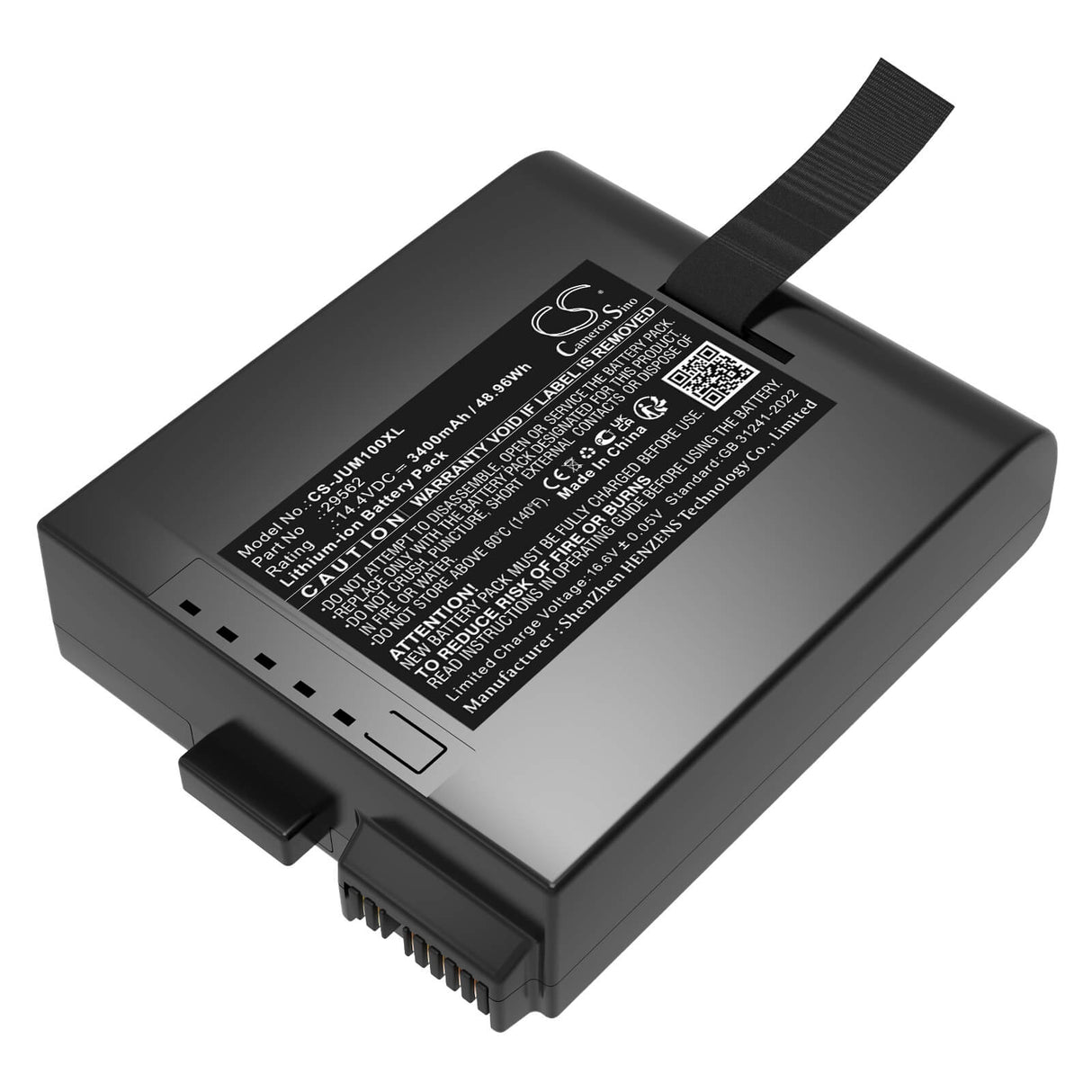 14.4V, Li-ion, 3400mAh, Equipment, Survey, Test battery fits Juniper, 29562, Mesa Pro, Mesa Pro 10", 48.96Wh Equipment, Survey, Test Cameron Sino Technology Limited