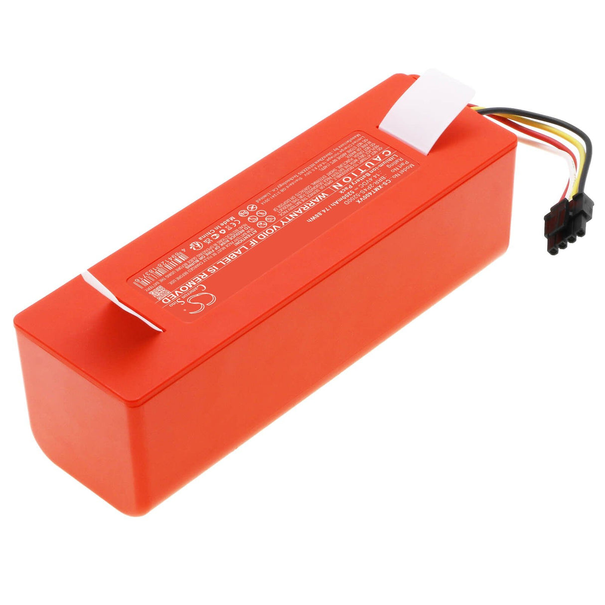 14.4V, Li-ion, 5200mAh, Vacuum battery fits Roborock, Xiaowa, Mc1808, 74.88Wh Vacuum Cameron Sino Technology Limited