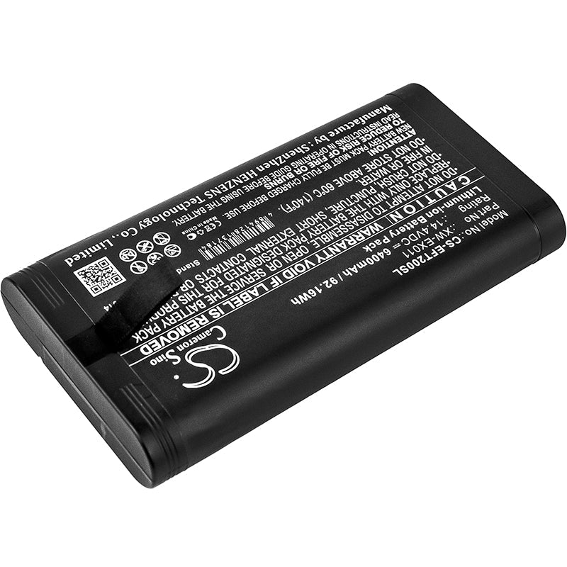14.4V, Li-ion, 6400mAh, Equipment, Survey, Test battery fits Exfo, Gp-2090, Ftb-1v2-pro-hpdc, Ftb-2, 92.16Wh Equipment, Survey, Test Cameron Sino Technology Limited
