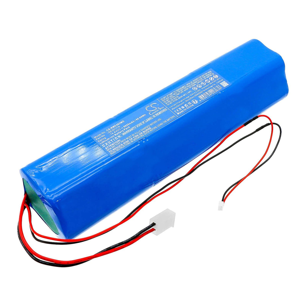 14.4v, Li-ion, 6600mah, Medical battery Fits Resmed Elisee 150, 95.04wh Medical Cameron Sino Technology Limited (Medical)
