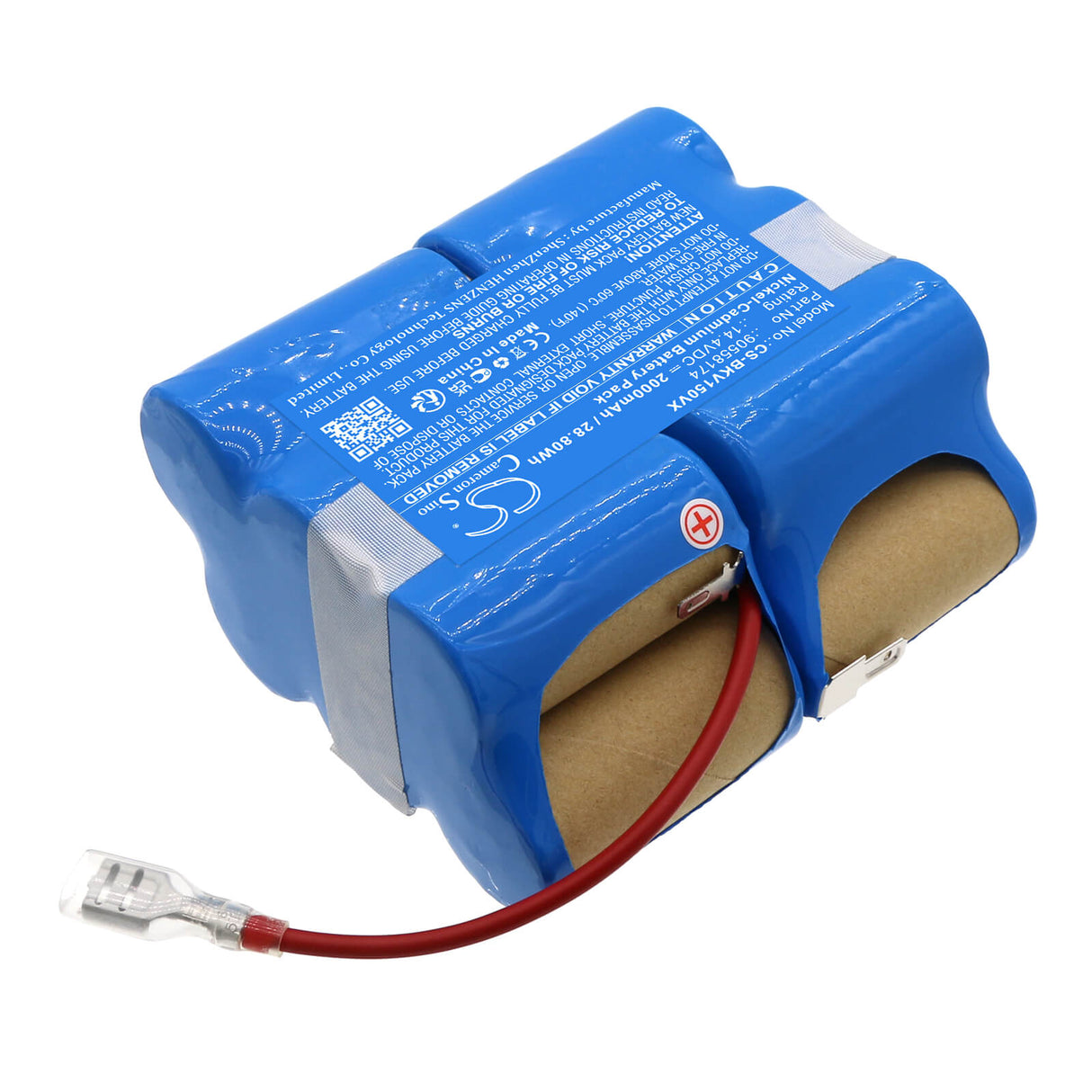 14.4V, Ni-CD, 2000mAh, Vacuum battery fits Black & Decker, 14.4v Dustbuster, Pv1425n, 28.8Wh Vacuum Cameron Sino Technology Limited