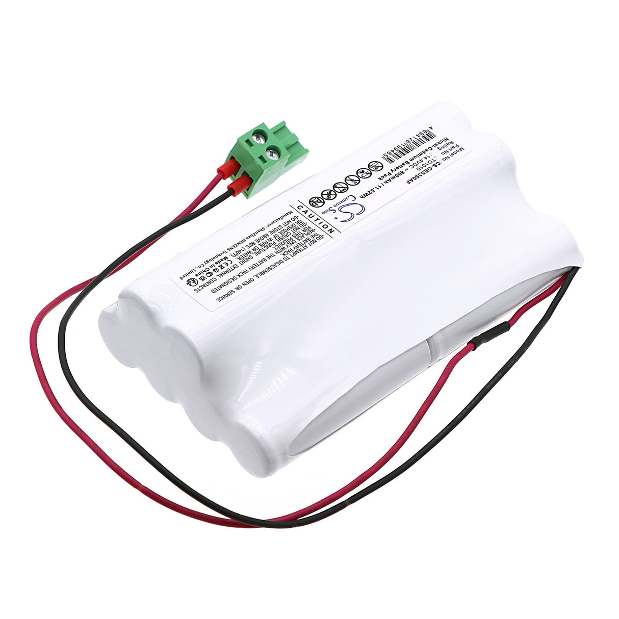 14,4V, Ni-CD, 800mAh, Batterie de porte automatique compatible avec Geze, Sl Fr Ok, Tsa350, 11,52Wh Portes Automatiques Cameron Sino Technology Limited