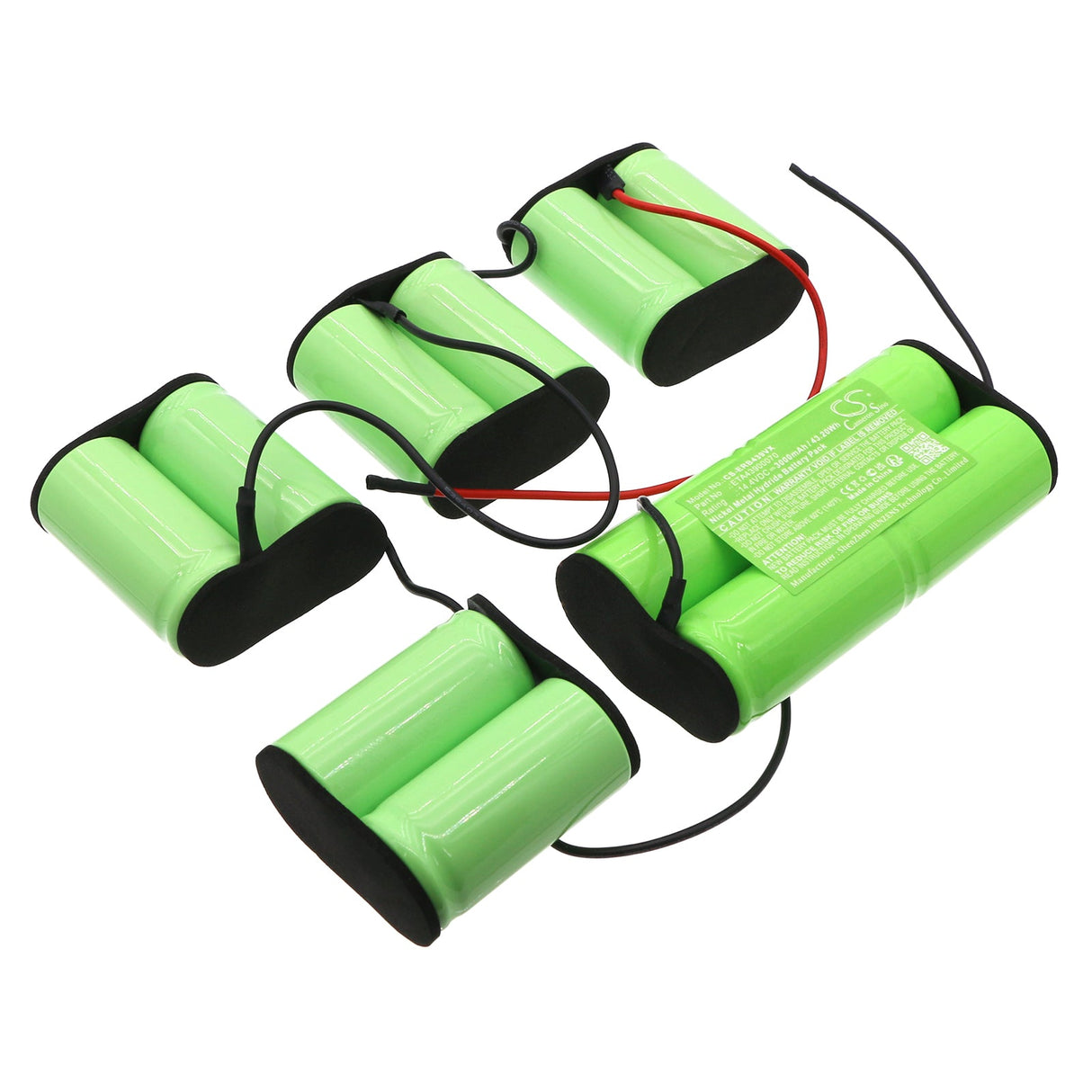 14.4v, Ni-mh, 3000mah, Vacuum battery Fits ETA 0439 Brilanto, 43.20wh Vacuum Cameron Sino Technology Limited