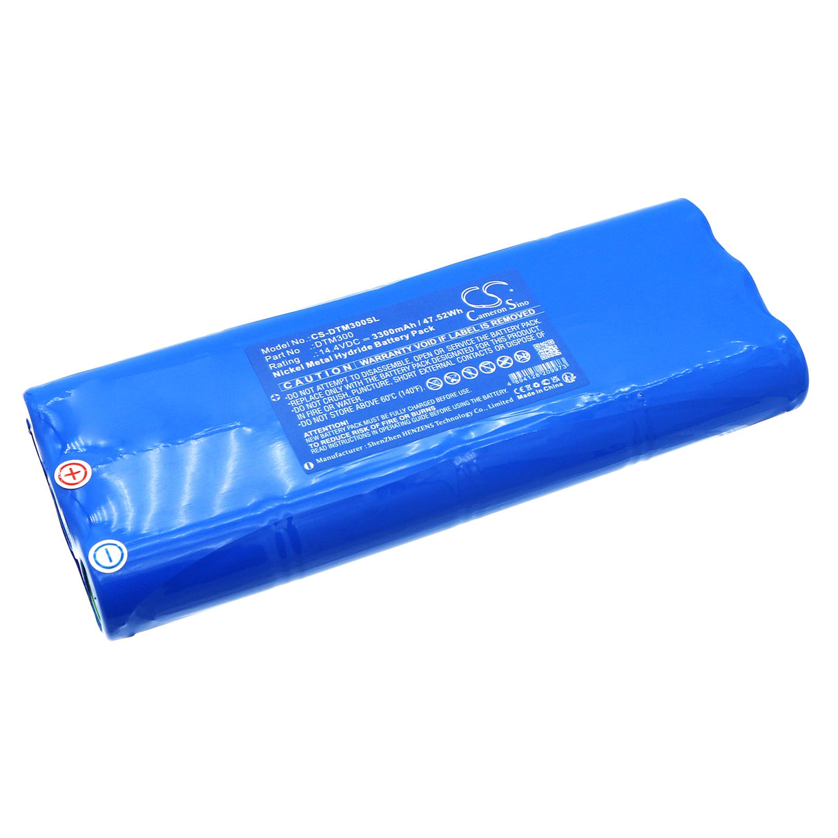 14.4V, Ni-MH, 3300mAh, Equipment, Survey, Test battery fits Digitrak, Eclipse, Lt Receivers, 47.52Wh Equipment, Survey, Test Cameron Sino Technology Limited