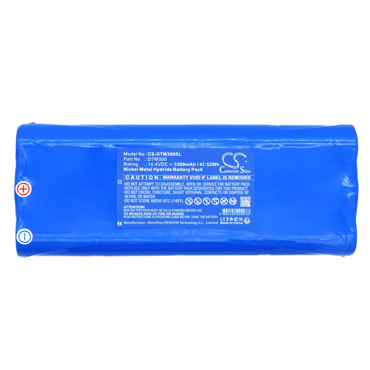 14.4V, Ni-MH, 3300mAh, Equipment, Survey, Test battery fits Digitrak, Eclipse, Lt Receivers, 47.52Wh Equipment, Survey, Test Cameron Sino Technology Limited