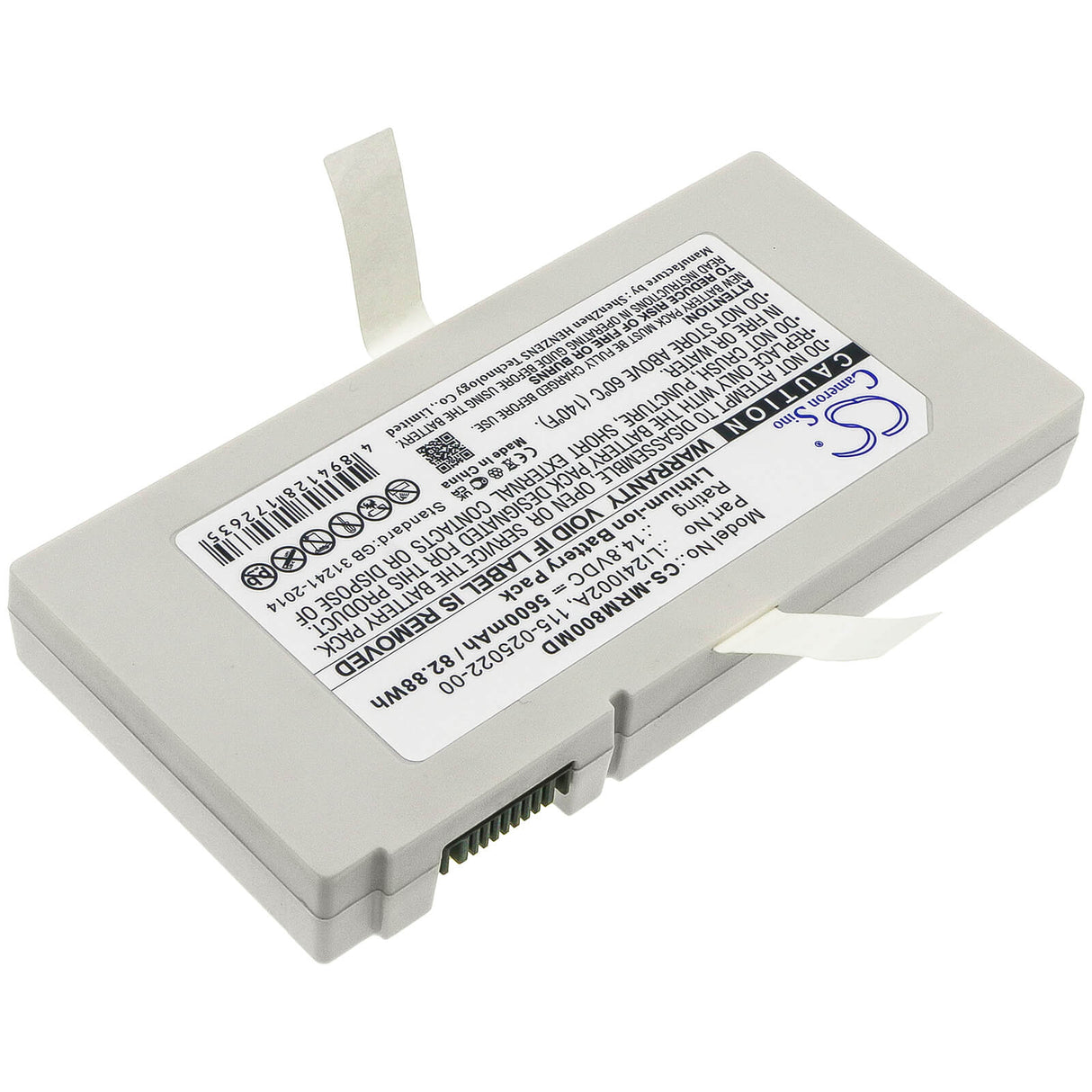 14.8V, Li-ion, 5600mAh, Medical battery fits Mindray, 115-025022-00, M8, M9, 82.88Wh Medical Cameron Sino Technology Limited (Medical)